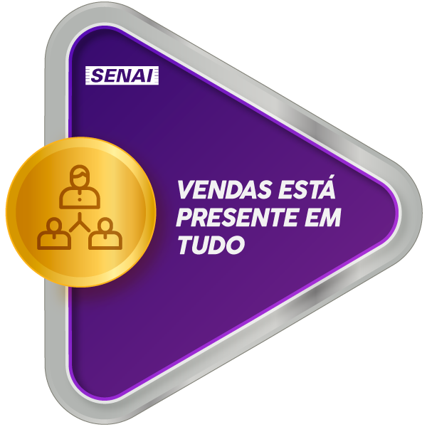 Vendas está presente em tudo