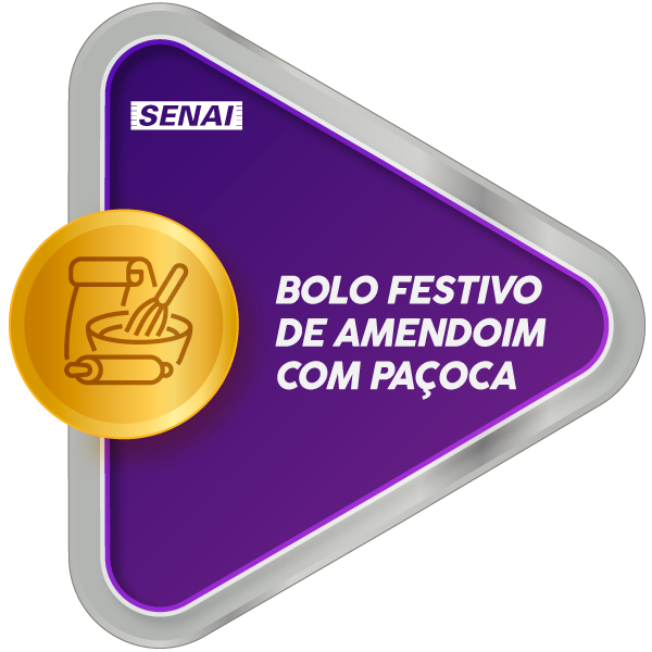 Bolo amendoim com paçoca