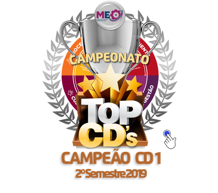 CAMPEÃO TOP CDs - CD 1 (2º Sem. 2019)