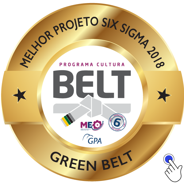 MELHOR PROJETO SIX SIGMA GREEN BELT 2018