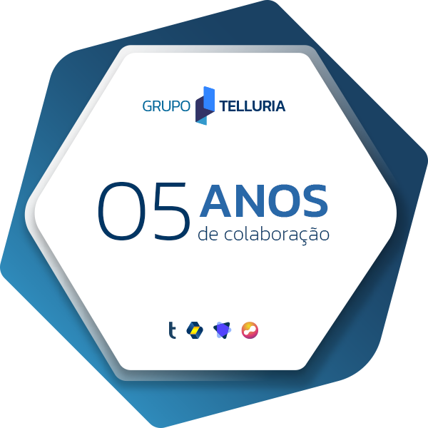 05 anos de colaboração no Grupo Telluria