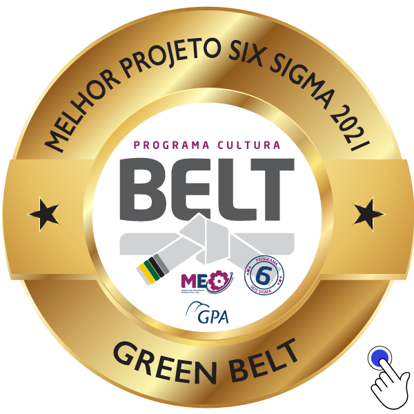 MELHOR PROJETO SIX SIGMA GREEN BELT 2021