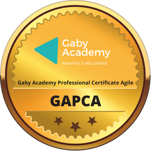 GABY ACADEMY PROFESSIONAL CERTIFICATE AGILE - GAPCA