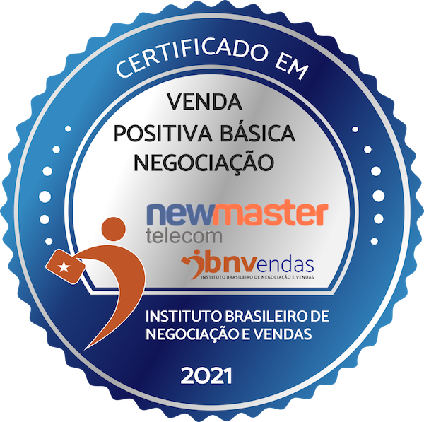 VENDA POSITIVA E NEGOCIAÇÃO NEW MASTER