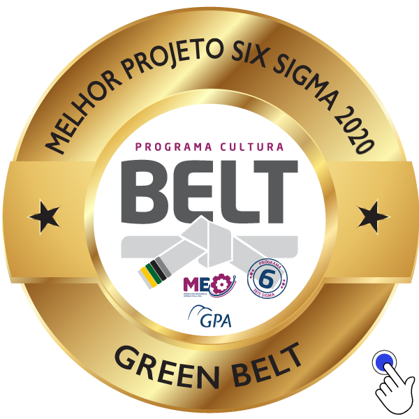 MELHOR PROJETO SIX SIGMA GREEN BELT 2020