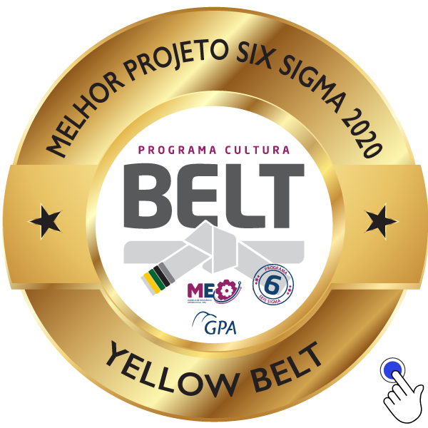 MELHOR PROJETO SIX SIGMA YELLOW BELT 2020