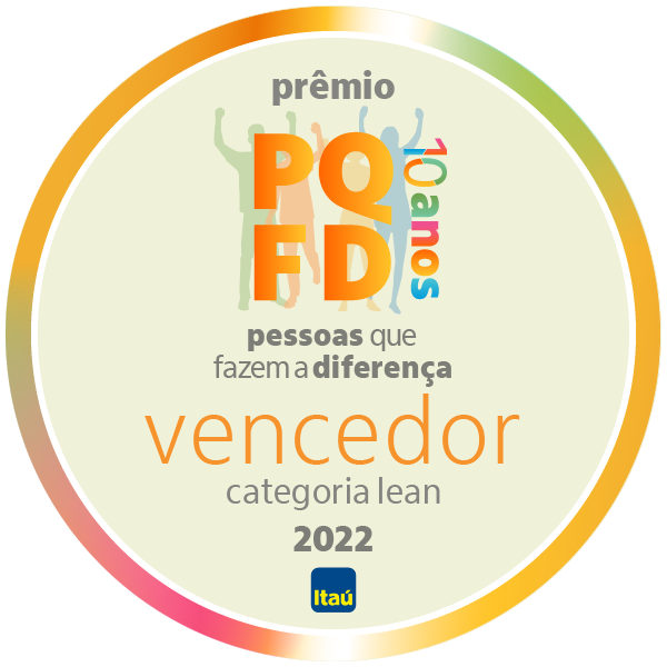 Vencedor do prêmio Pessoas que Fazem a Diferença: Categoria Lean