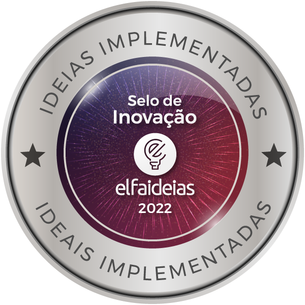 Selo Prata de Inovação | Ideias Implementadas | Elfa Ideias