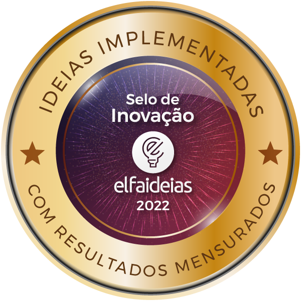 Selo Ouro de Inovação | Ideias Implementadas + Resultados | Elfa Ideias