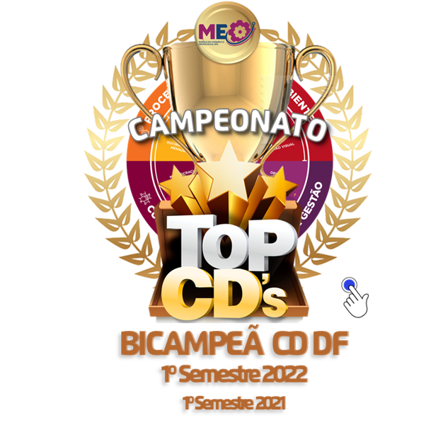 BICAMPEÃO TOP CDs - CD DF (1º Sem. 2022)