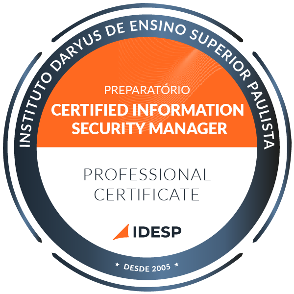 Preparatório CISM - CERTIFIED INFORMATION SECURITY MANAGER