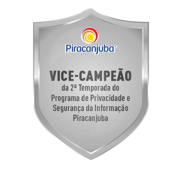 2º lugar na segunda temporada de gamificação Piracanjuba