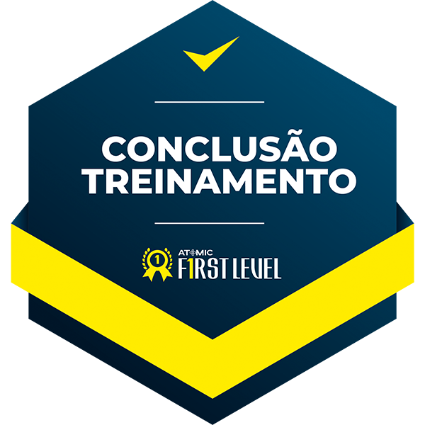 Conclusão de treinamento Atomic First Level