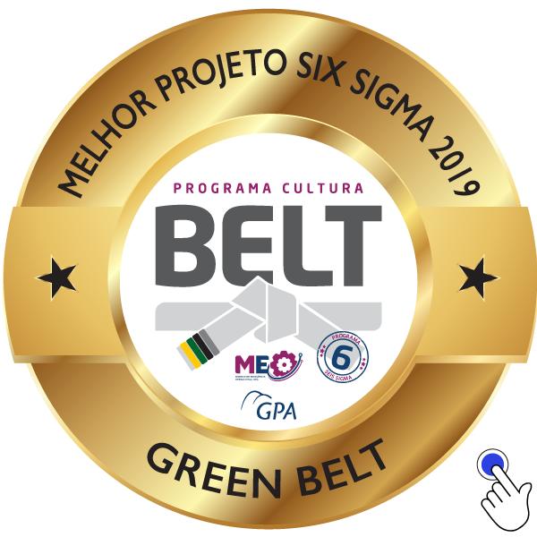 MELHOR PROJETO SIX SIGMA GREEN BELT 2019