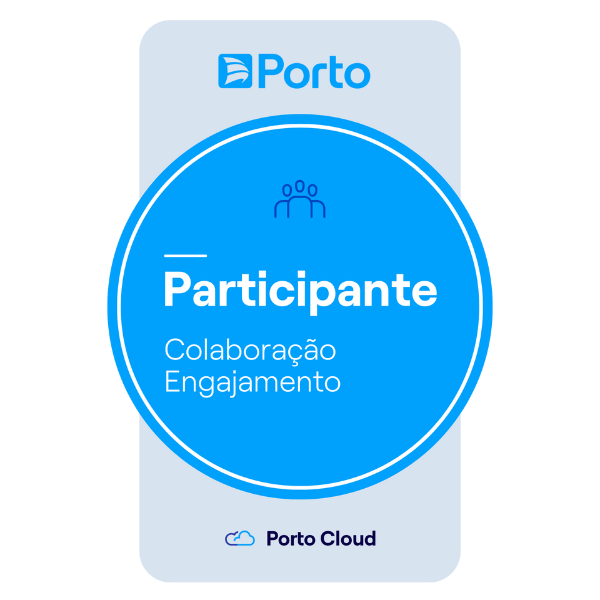 Badge Porto Cloud - Participante