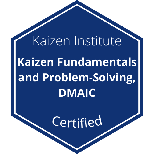 KAIZEN™ Lean Certification – Training in Kaizen Fundamentals and Problem-Solving Methodology