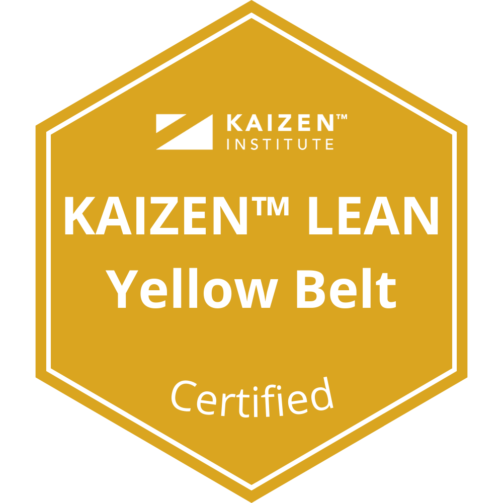 Certificação Internacional KAIZEN™ Lean Yellow Belt